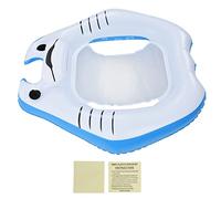 Flotteur de Piscine Gonflable en PVC, Chaise de Piscine Portable et Mignonne pour Adulte, Style hamac, Conception Ergonomique pour Parc Aquatique, Piscine, Relaxation, matériau