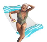 Flotteur de Piscine Gonflable - Lit Flottant 120 x 70 cm, Radeau hamac d'eau en PVC, Design de Salon avec Confortable | Flotteur de lac de Piscine pour Adultes et, fête sur la Plage, j