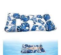 Flotteur de piscine gonflable pour adultes - Bateau gonflable pour adultes - Chaise longue de piscine flottante avec appui-tête - Chaise longue surdimensionnée - Cygne rafraîchissante