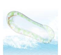 Flotteur De Piscine Gonflable pour Adultes,Grand Appuie-tête Ergonomique avec Sequins - Lit De Relaxation Gonflable D'été pour Piscine,pour Lac, Plage, Rivière, Parc Aquatique