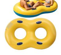 Flotteur de piscine gonflable | Radeau gonflable double personne - Chaise longue de piscine en forme de huit | pour jardin, plage, fête, lac, rivière, hommes, femmes, couples, amis,