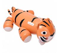 Flotteur De Piscine Gonflable Tigre De 140 Cm, Radeau À Chevaucher en PVC | Avec Poignées de Préhension