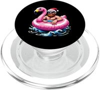 Flotteur de Piscine Holiday Flamingo PopSockets PopGrip pour MagSafe