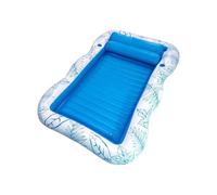 Flotteur de piscine pour adulte, lit de bronzage simple et double gonflable avec oreiller