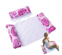 Flotteur de piscine pour adultes | Flotteurs de piscine amovibles pour adultes, lit relaxant avec filet pour journées chaudes, voyage, plage, hamac pour bronzer, se reposer, bronzer