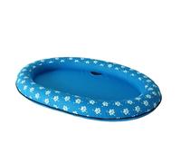 Flotteur de Piscine pour Chiot - Flotteur Gonflable Pliable Stay Dry pour Grands Chiens et Chats, Lit Flottant Confortable pour Piscine, Plage ou Lac, Accessoire Flottant Sécurisé et Résistant pour An