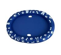 Flotteur de piscine pour chiot, sûr et gonflable, 140 x 100 cm, bac d'entraînement pour chiot, flotteur portable, pliable, idéal pour la piscine, la rivière ou les activités de plage