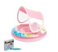 Flotteur De Piscine pour Enfant, Jouets Ajustables Respirants avec Auvent Amovible, Flotteur De Natation pour Enfant, pour Plage Rivière Fête d'Été et Activités de Jeu Extérieur Intérieur