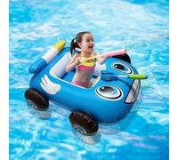 Flotteur De Piscine Pour Enfants Bouee Piscine Pirate Bateau Gonflable Avec Pistolet À Eau Bouee Bebe Bébé Siège De Piscine Bébé Équipement De Natation Pour Enfants De 2-10 Ans