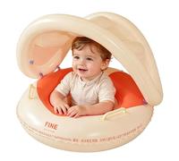 Flotteur de Piscine pour Jeune Enfant,Jouet Radeau Gonflable avec auvent pour Une Protection Solaire,Bouée Piscine Adorable pour Fille Garçon | pour Jeu Bain Douche Plage Été Extérieur Fille Et