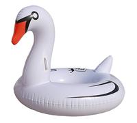 Flotteur de Piscine Swan, Flotteur de Piscine géant 47, 24 Pouces, flotteurs gonflables piscines d'animaux en PVC pour Adultes et Enfants, Blanc
