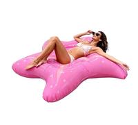 Flotteur de piscine - Toboggan jaune en forme d'étoile sur le canapé, matelas de natation gonflable, accessoires pour l'extérieur, selle durable pour arrière-cour, mer, bateau aquatique amusant pour