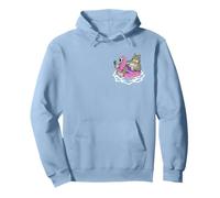 Flotteur de Poche Amusant de Loup Flamant Rose pour fête d'été Sweat à Capuche