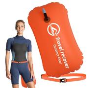 Flotteur de remorquage - Ceinture réglable, design étanche, matériau PVC respectueux de l'environnement, bouée de natation, sac étanche | Flotteur de natation adapté pour les débutants, les athlètes