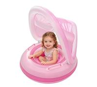 Flotteur d'eau pour avec auvent - Portable gonflable imperméable - bateau gonflable pour de 6 mois à 4 ans - Pour parc aquatique, vacances, lac, rivière, fête, voyage
