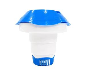 Flotteur Diffuseur Chlore Piscine, Distributeur De Chlore Automatique Doseur Flottant pour Galets Piscines Spa, 13x11cm Distributeur De Pastilles, Flotteur Doseur Piscine pour Tablettes