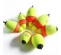 Flotteur électronique lumineux visuel à deux couleurs pour la pêche, un équipement de pêche conçu pour augmenter la visibilité et l'efficacité de détection des morsures (100 g)