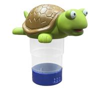 Flotteur en Forme De Tortue pour Tablettes De Chlore,Distributeur De Chlore Porte-Tablettes Adorable - Décoration Flottante Animale pour Chlorinateur Transparent Et Sécurisé dans Les Spas De