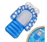 Flotteur gonflable Chaise longue aquatique avec support de jambe | Flotteurs de piscine pour adultes pour le bord du lac pour bronzer dans le jardin et la cour arrière lors de fêtes sur la