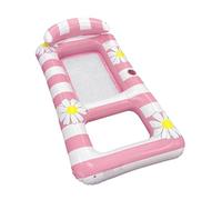 Flotteur gonflable de piscine - Chaise longue portable pour adulte | Support d'oreiller ergonomique Chaise inclinable Lake River Swimming Party | Bateau Yacht plage confort repos Spa Durable léger voy
