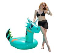 Flotteur gonflable Dragon - Grand radeau de chaise longue de piscine, cavalier d'eau robuste, jouet flottant relaxant, technologie de gonflage sécurisée | Flotteur d'été géant pour adultes et ,