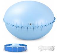 Flotteur Hivernage Piscine, 120 cm Coussin Hivernage Piscine Hors Sol, Coussin Gonflable avec Cordes
