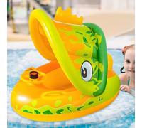 Flotteur Piscine Bébé | Flotteur Bébé avec Toile Anti-UV,Équipement Sécurité Gonflable 1-5 Ans Hôtel Plage Parc Loisirs