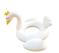 Flotteur Piscine | Bouée Gonflable avec Auvent pour | Anneau de Natation Sécurisé Pliable pour Lacs, Fêtes, Jardins et Familles