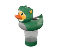 Flotteur Piscine Chlore en Forme de Canard, Diffuseur Chlore Piscine en Forme de Canard Dinosaure, Distributeur Chlores Piscines Solaires Flottants, Flotteur Chlores Piscines Animaux Mignons