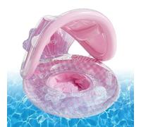 Flotteur Piscine pour | bouée de Natation Mignonne avec Un | avec Auvent Flotteur Piscine Gonflable | pour Plage, l'eau, lac, été, Voyage, Vacances, fête, Jeux