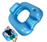 Flotteur pour chaise longue de piscine - Construction en PVC 90 x 80 x 40 cm, support pour le dos, accoudoirs, porte-gobelet pour lit gonflable | Se détendre quand il fait chaud pour l' dans le