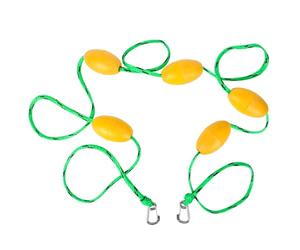 Flotteurs De Cordage pour Piscine, Ligne De Nage avec Flotteurs 5M pour Visibilité, Ligne de Couloir à Visibilité Élevée avec Crochets Inoxydables pour Plages Côtes et