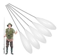 Flotteurs de pêche à la truite, flotteurs à truite - Flotteurs de pêche en acrylique transparent 5 pièces,Petit flotteur de pêche, pêche de moulage de précision sûre, flotteur d'appât, outil de lancer