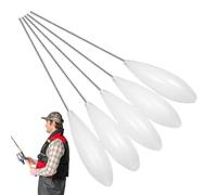 Flotteurs de pêche à la truite, flotteurs à truites, 5 flotteurs de pêche en acrylique qui tournent et coulent, petit flotteur de pêche, moulage de précision sûre, flotteur d'appât, outil de lancer