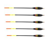 Flotteurs de Pêche | avec Extrémité Caudale Fluorescente pour la Pêche | Lot de 5 Flotteurs de pour Truite Perche Brochet Sandre | Équipement de pour Carnassiers et Poisson Blanc