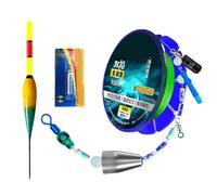 Flotteurs de pêche - Changement de couleur automatique - Kit de ligne de poisson et flotteur - Bouchon de pêche - Pour truite, poisson-chat, perche, eau salée, lac, surf, bateau, pêche de nuit LED