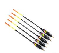 Flotteurs de pêche en bois de sapin chinois avec peinture fluorescente imperméable longue durée pour une visibilité améliorée et une finition lisse conçus pour une détection efficace des morsures et