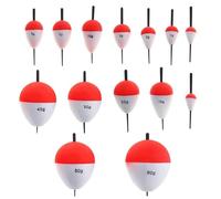 Flotteurs De Pêche, Flotteur Peche, Flotteurs pour Pêche, Flotteur Truite, 14 Pcs Bouchon De Peche, Truite Bouchon, Flotteurs Et Flotteurs De Pêche, Peche Bouchon,0,8,1,2,3,5,8,10,15,20,30,40,50,60g