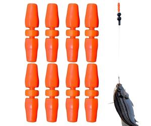 Flotteurs de Pêche | Flotteurs de Pêche en Caoutchouc à Long Lancé | Assortiment de Coulisses Polyvalentes pour Silure en Eau Douce Débutants Passionnés Adultes Amis