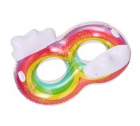 Flotteurs de piscine arc-en- - Flotteurs arc-en- de piscine multifonctionnels, anneaux de piscine confortables | Aides à la natation épaissies, flottantes pour piscines pour les réunions de