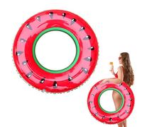 Flotteurs de Piscine aux Fruits - Tubes gonflables pastèque, Kiwi, Orange et Citron Vert | Anneaux de Natation Amusants pour Les Cadeaux de fête d'été | Grands Jouets flottants pour et Adultes