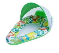 Flotteurs de piscine avec auvent | Auvent flottant - Radeau gonflable avec protection solaire pour le sport, la natation, l'île de mer, le printemps, les tout-petits enfants