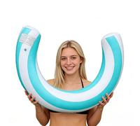 Flotteurs De Piscine Gonflables - Bâton De Natation Gonflable Semi-circulaire En Forme De U, Radeau Flottant Étanche En PVC | Nouilles De Piscine Épaisses, Flotteurs D'eau Pour Adultes, Plage, Lac, Ri