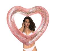 Flotteurs de Piscine gonflables | Bouée de Piscine Gonflable épaisse en Forme de cœur - Bouée de Natation Gonflable épaisse pour l'été en Plein air fête pour Adultes, Adolescents,