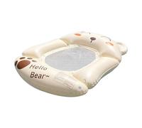 Flotteurs de piscine gonflables en forme d'animal mignon - Lit flottant pliable