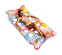 Flotteurs De Piscine Gonflables | Lit Flottant en PVC avec Nœud Pailleté - Piscine Gonflable pour Bronzage Jouet Aquatique,pour lac, Plans d'eau, Cour, Patio, Plage, , Nager,