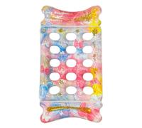 Flotteurs De Piscine Gonflables,Radeaux Flottants À Nœud Pailleté avec Repose-Tête - Radeau Flottant Bain De Portables - pour Extérieur Arrière-Cour Jardin Cour Été Plage Lac Baignade Bronzage