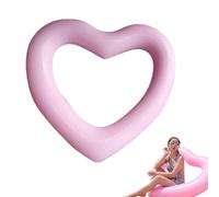 Flotteurs de Piscine gonflables - Tube de chaises Longues flottantes pour Piscine en Forme de cœur - Flotteurs de Anneau Jouets été Plage flotteurs Fournitures de fête pour Filles garç