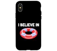 Flotteurs de Piscine I Believe in Radeau pour fête d'été Coque pour iPhone X/XS