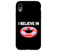 Flotteurs de Piscine I Believe in Radeau pour fête d'été Coque pour iPhone XR